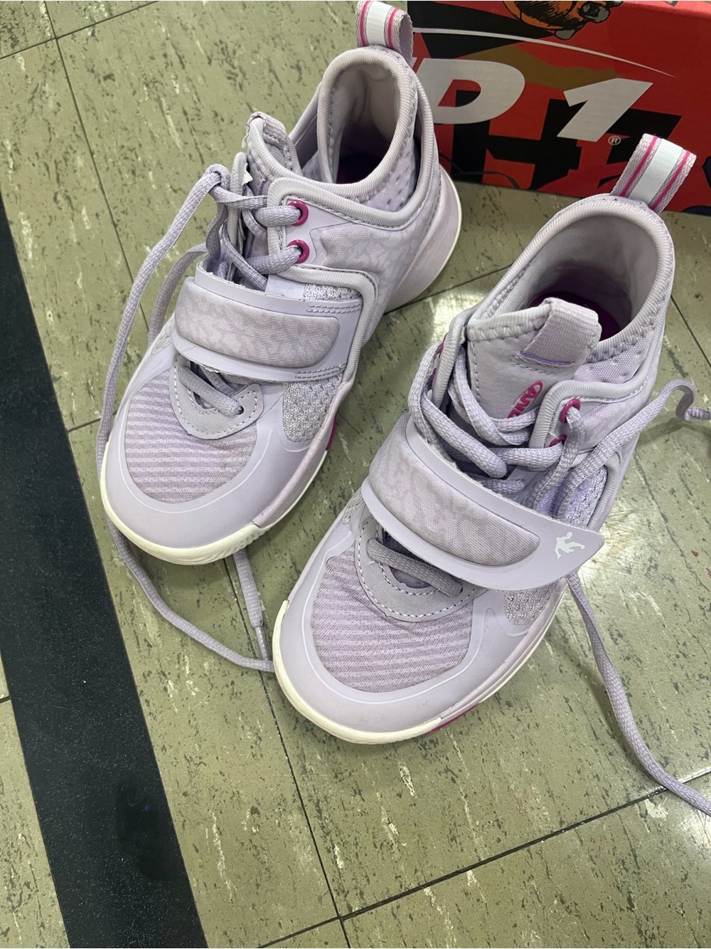 Kids Athletic Sneakers - Light Lavender